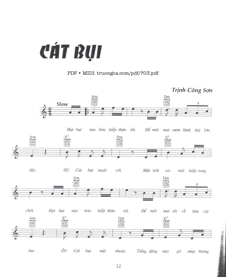 Cát bụi - Trịnh Công Sơn