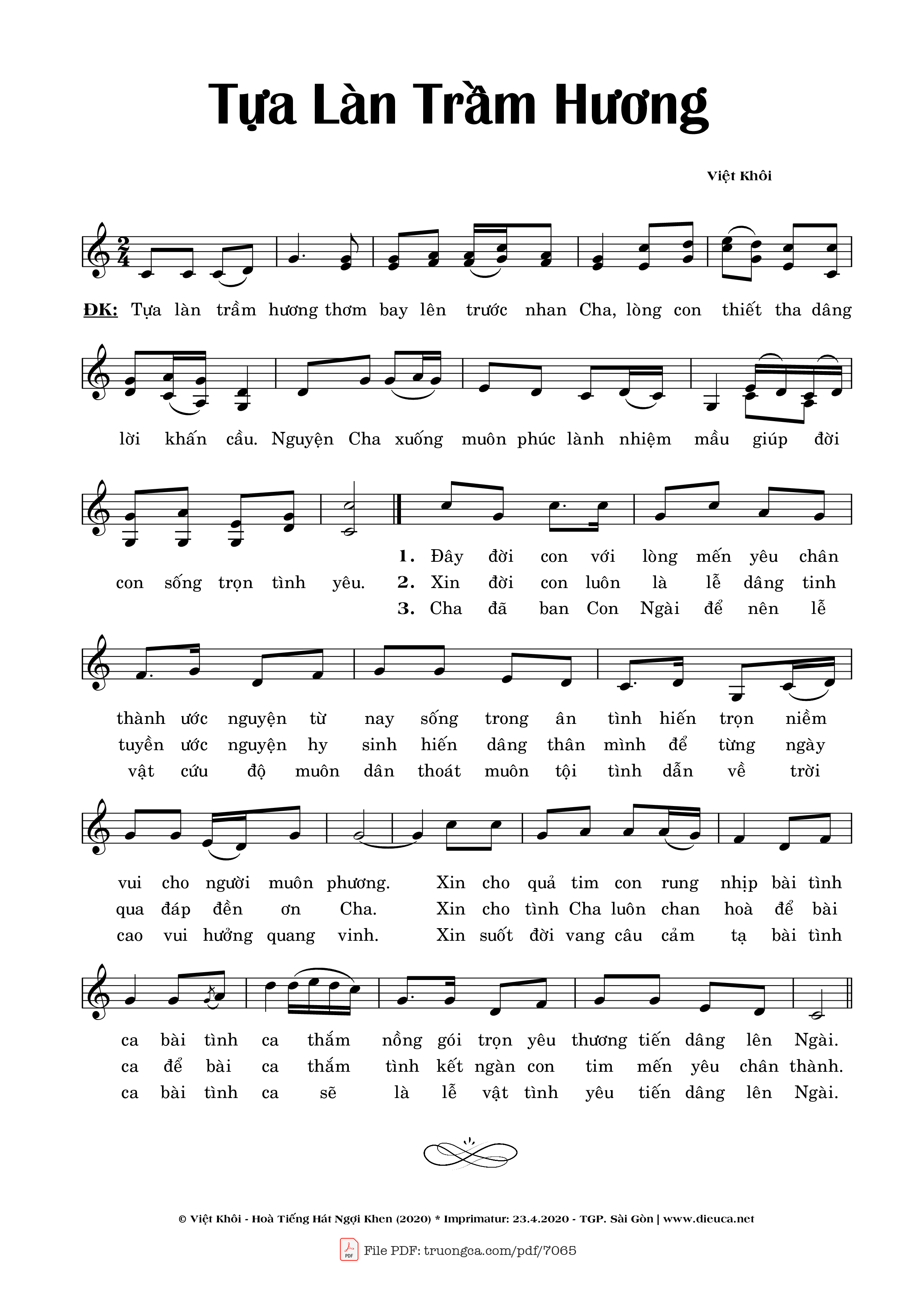 Tựa Làn Trầm Hương