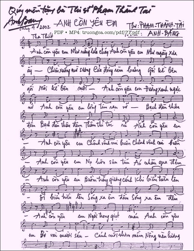 Anh còn yêu em - Anh Bằng