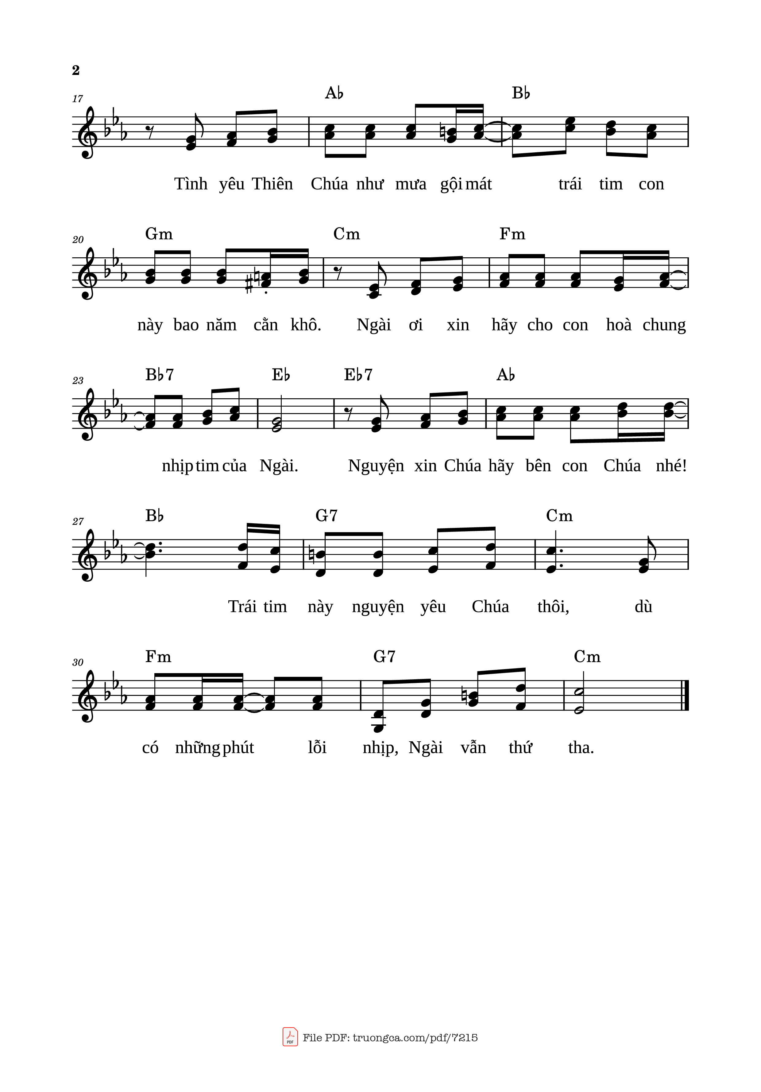 Chúa hỡi Ngài biết trái tim con mỏng giòn vụn vỡ, Trang 3