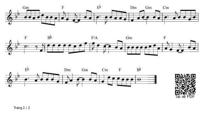 Page 2 of Sheet music PDF Tìm Lại Bầu Trời - Tuấn Hưng