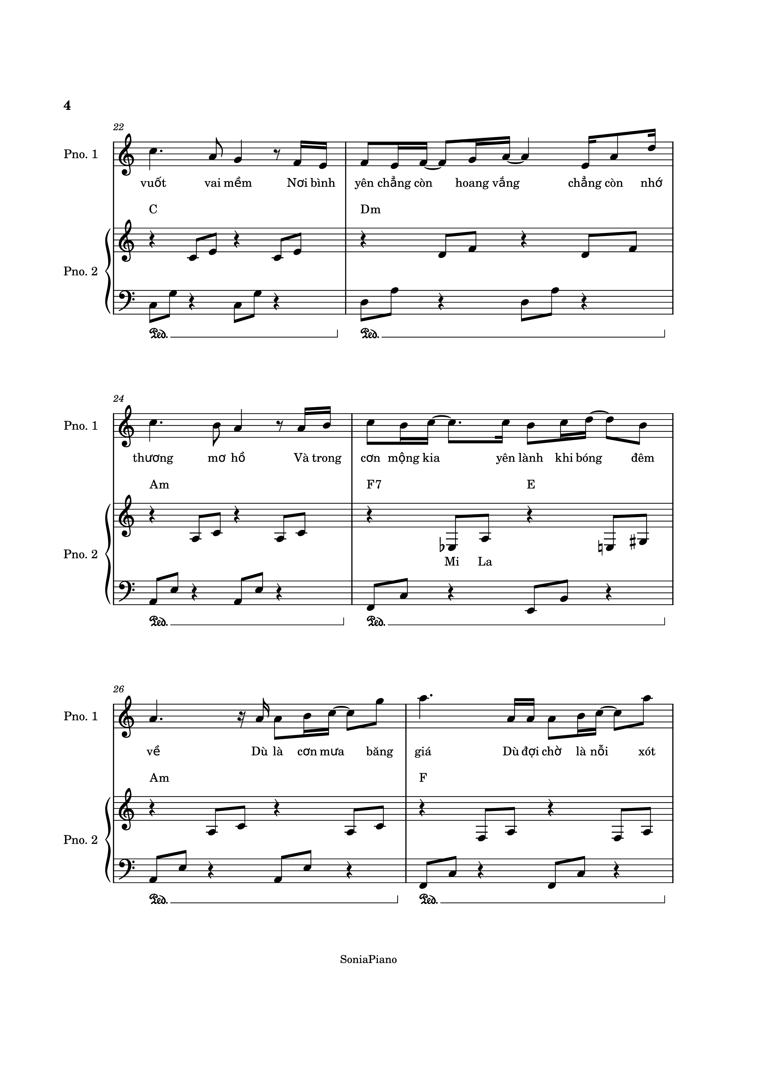 Dù là cơn mơ băng giá dù đợi chờ là nỗi xót xa, Trang 4