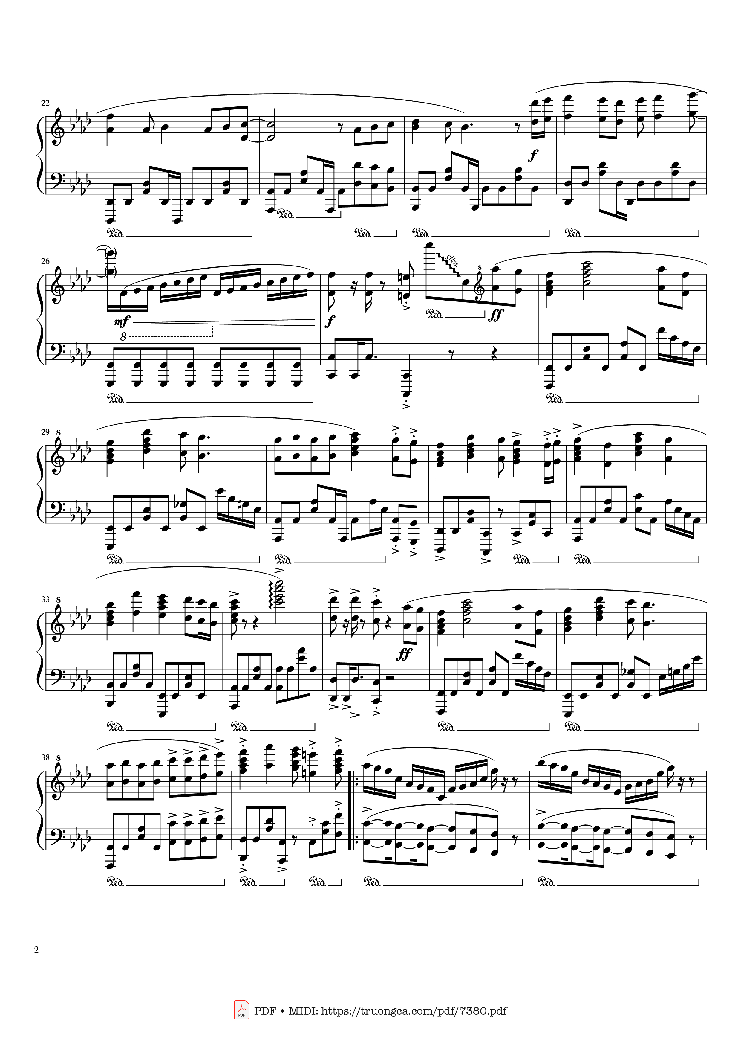 Page 2 of Sheet music PDF Detective Conan Main Theme Piano - Katsuo Ono Band