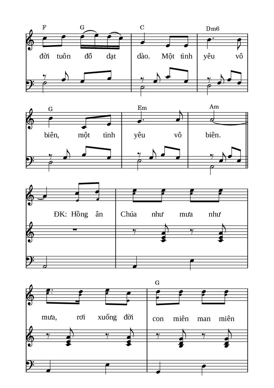 Bao la tình Chúa yêu con mênh mông như biển Thái Bình, Trang 2