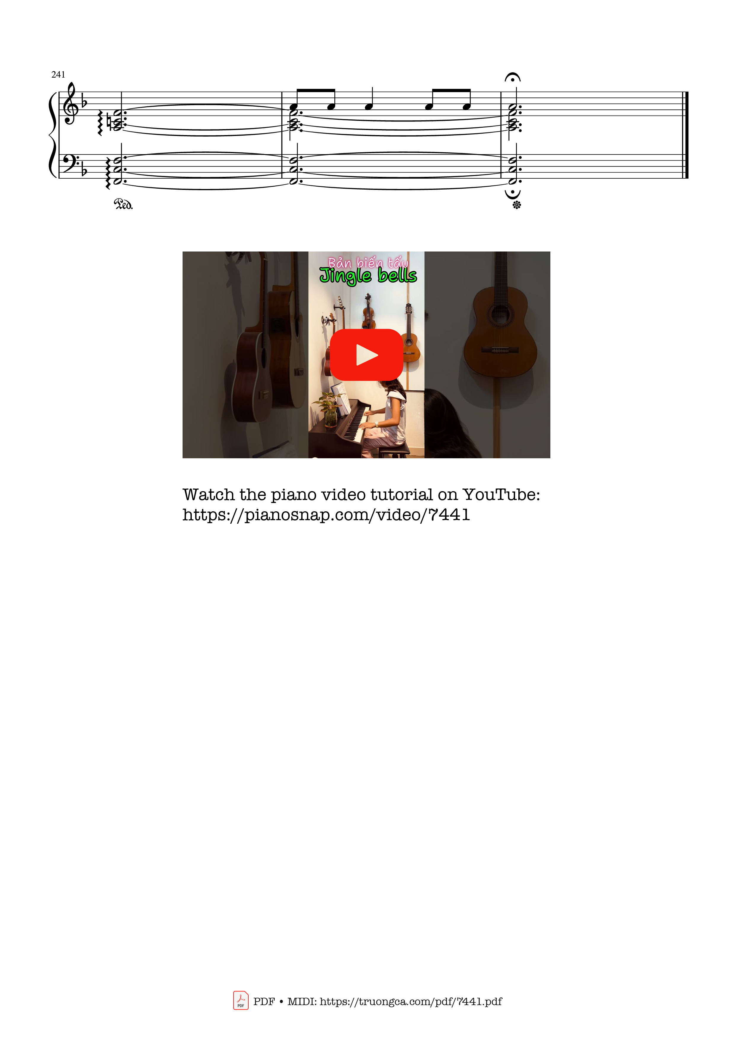 Page 9 of Sheet music PDF Jingle Bells Variations Piano - Nhạc Ngoại