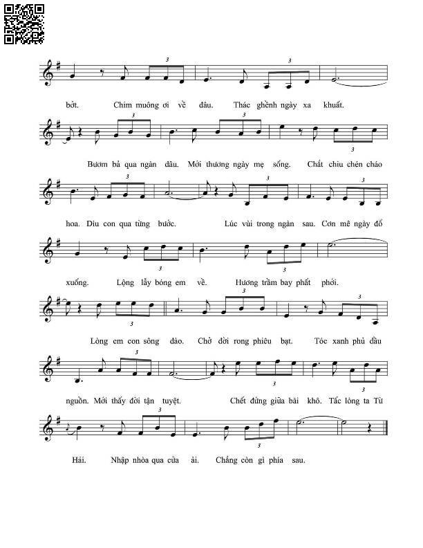 Page 2 of Sheet music PDF Chẳng còn gì phía sau - Vĩnh Điện