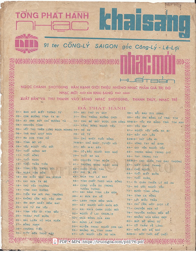 Page 4 of Sheet music PDF Anh đã quên mùa thu - Nam Lộc