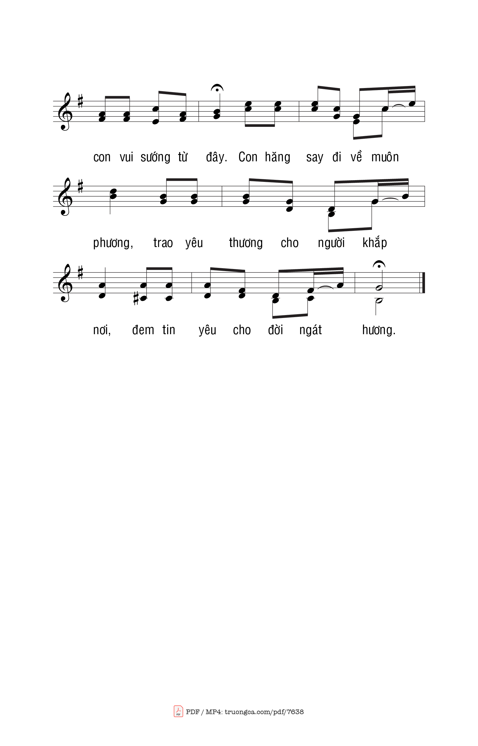 Page 2 of Sheet music PDF Kinh Dâng - Nguyễn Duy