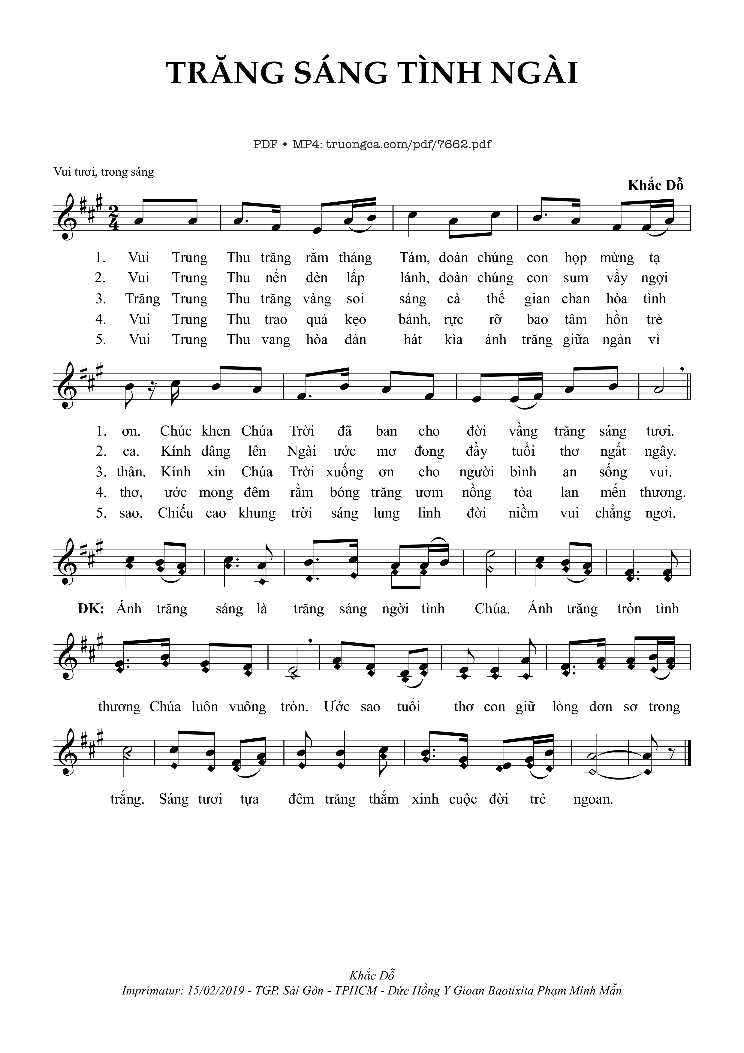 Trăng Sáng Tình Ngài