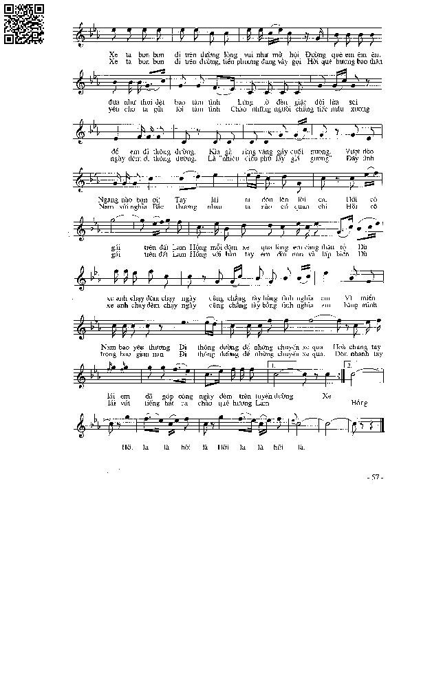 Page 4 of Sheet music PDF Chào em cô gái Lam Hồng - Ánh Dương