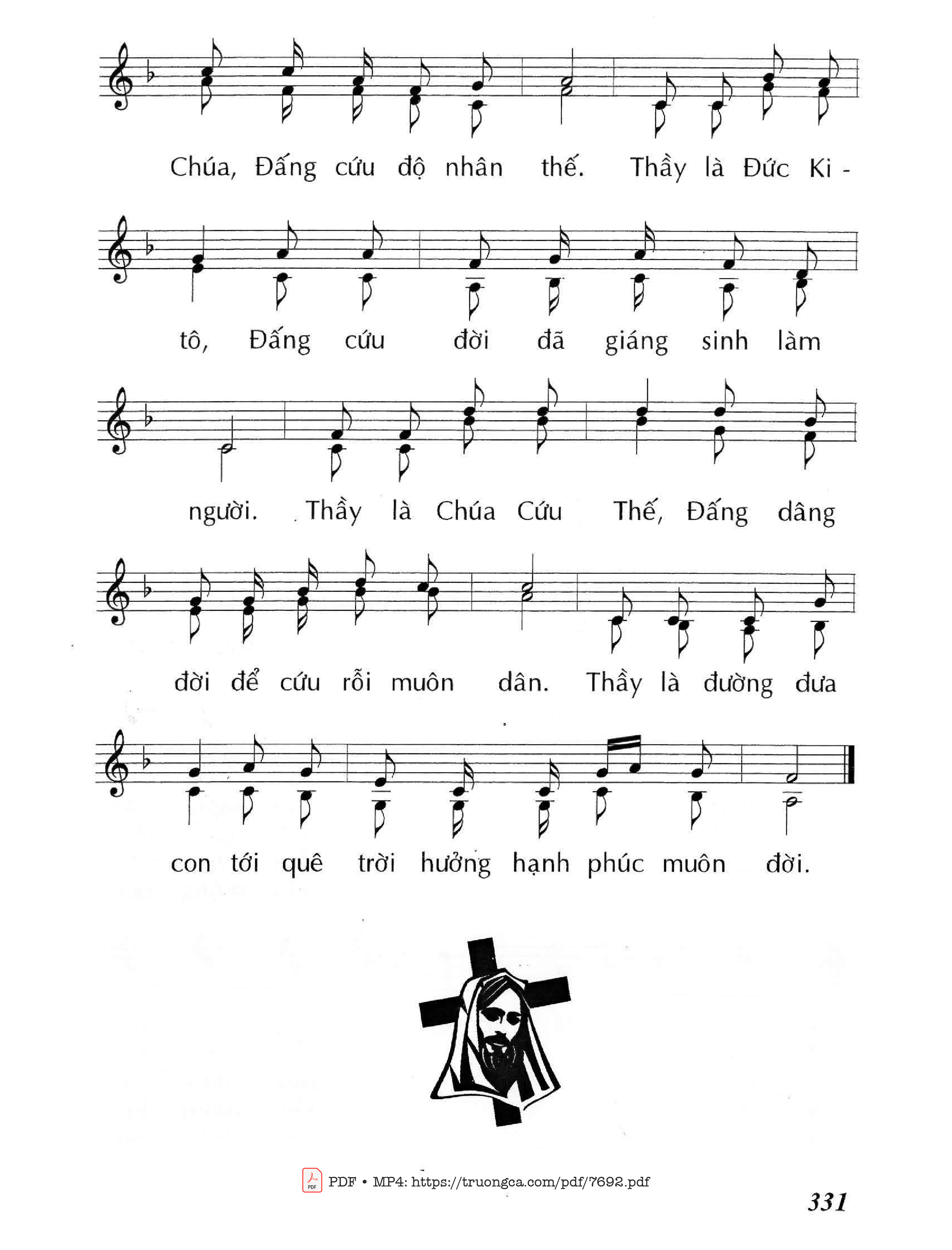 Page 2 of Sheet music PDF Con Cho Thầy Là Ai? (mt. 16) - Huy Hoàng