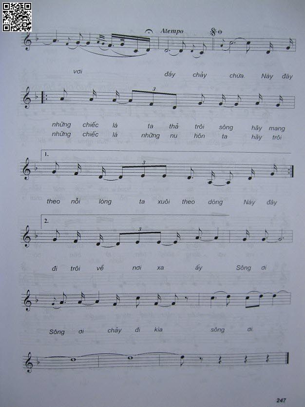 Page 4 of Sheet music PDF Chảy đi sông ơi - Phó Đức Phương