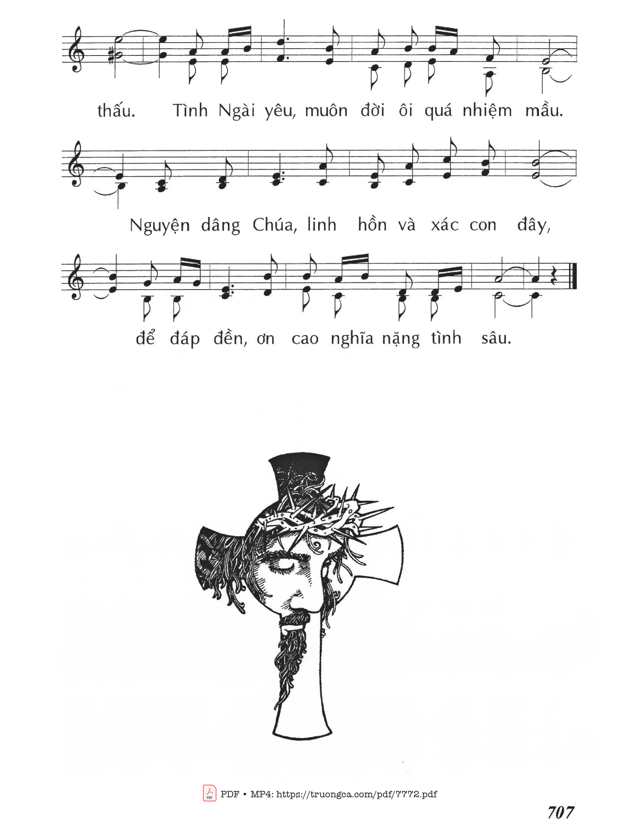 Page 2 of Sheet music PDF Tình Chúa Thương Con (Lễ Thánh Tâm) - Huy Hoàng