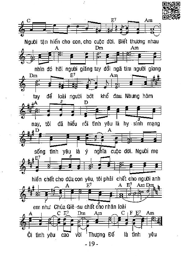 Page 2 of Sheet music PDF Chết cho tình yêu - Người Họ Trần