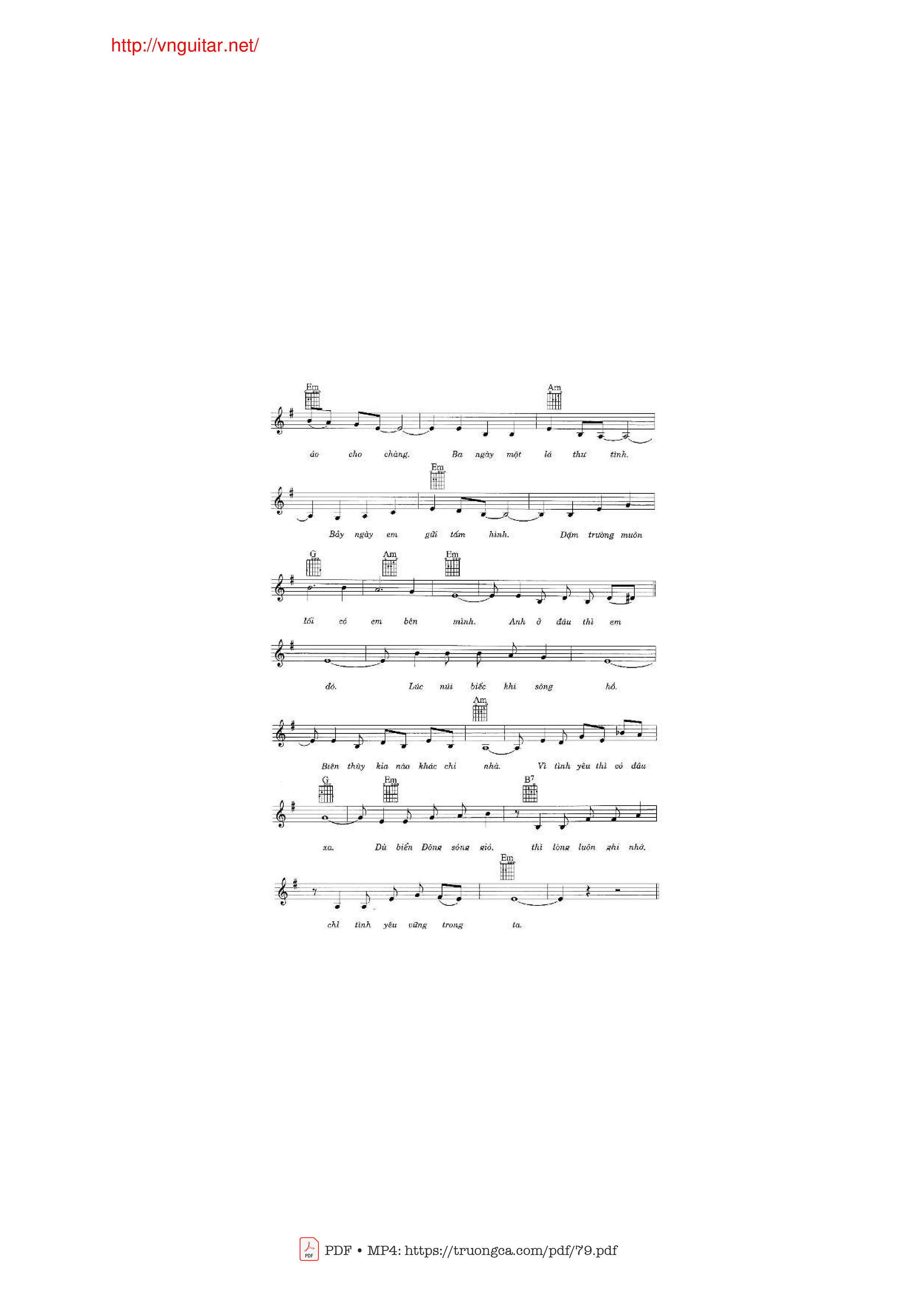 Page 3 of Sheet music PDF Anh đâu em đó - Y Vân