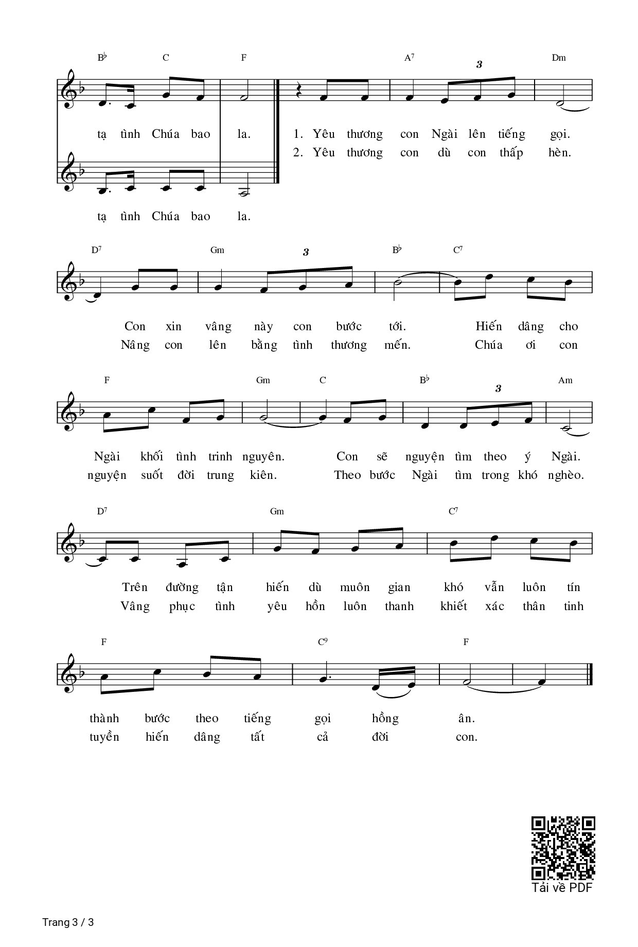 Nhịp nhàng từng bước tiến vào tiến vào nhà Chúa, Trang 3