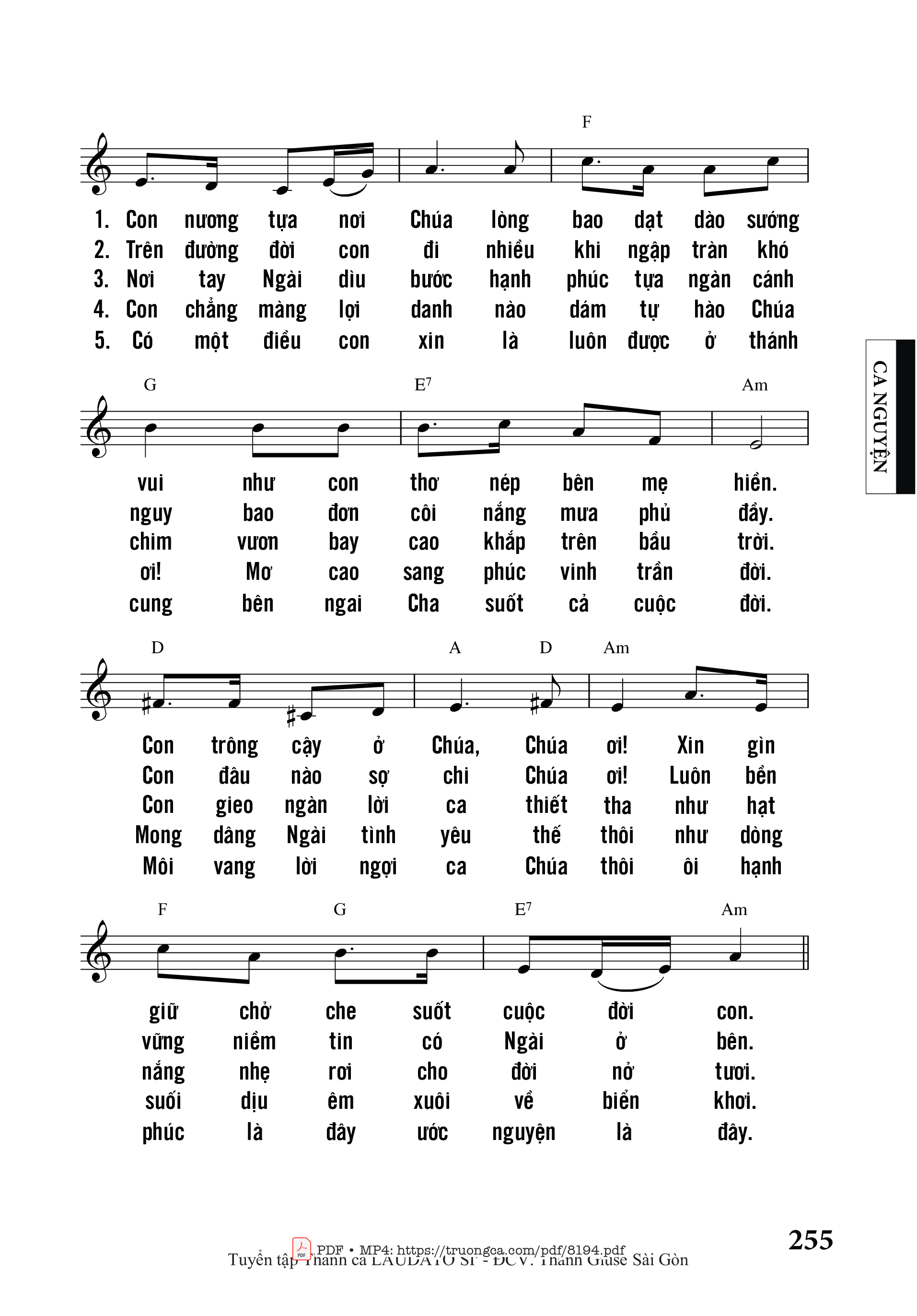 Page 2 of Sheet music PDF Hy Vọng Vào Ngài - Ngọc Linh