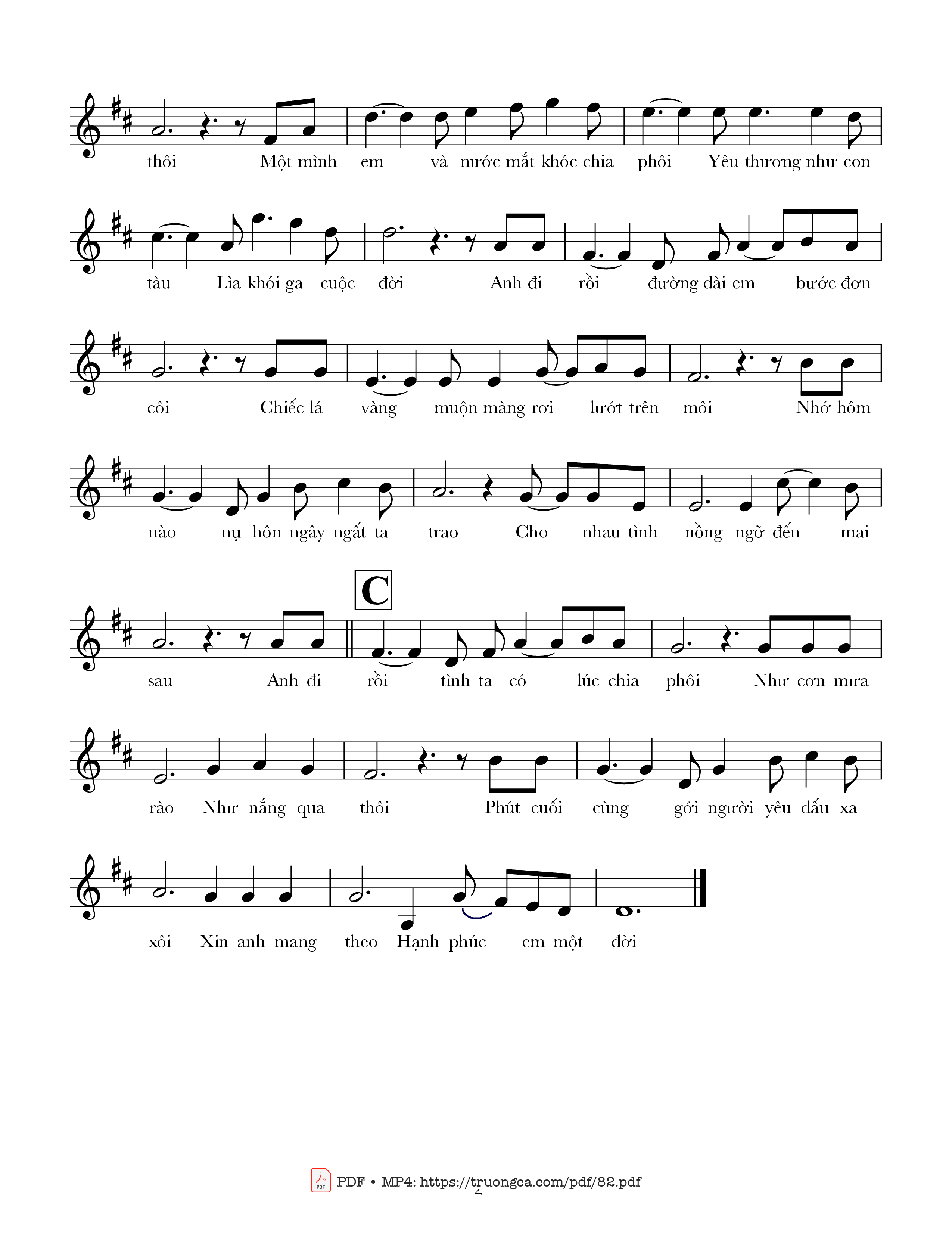 Page 4 of Sheet music PDF Anh đi - Lê Tín Hương