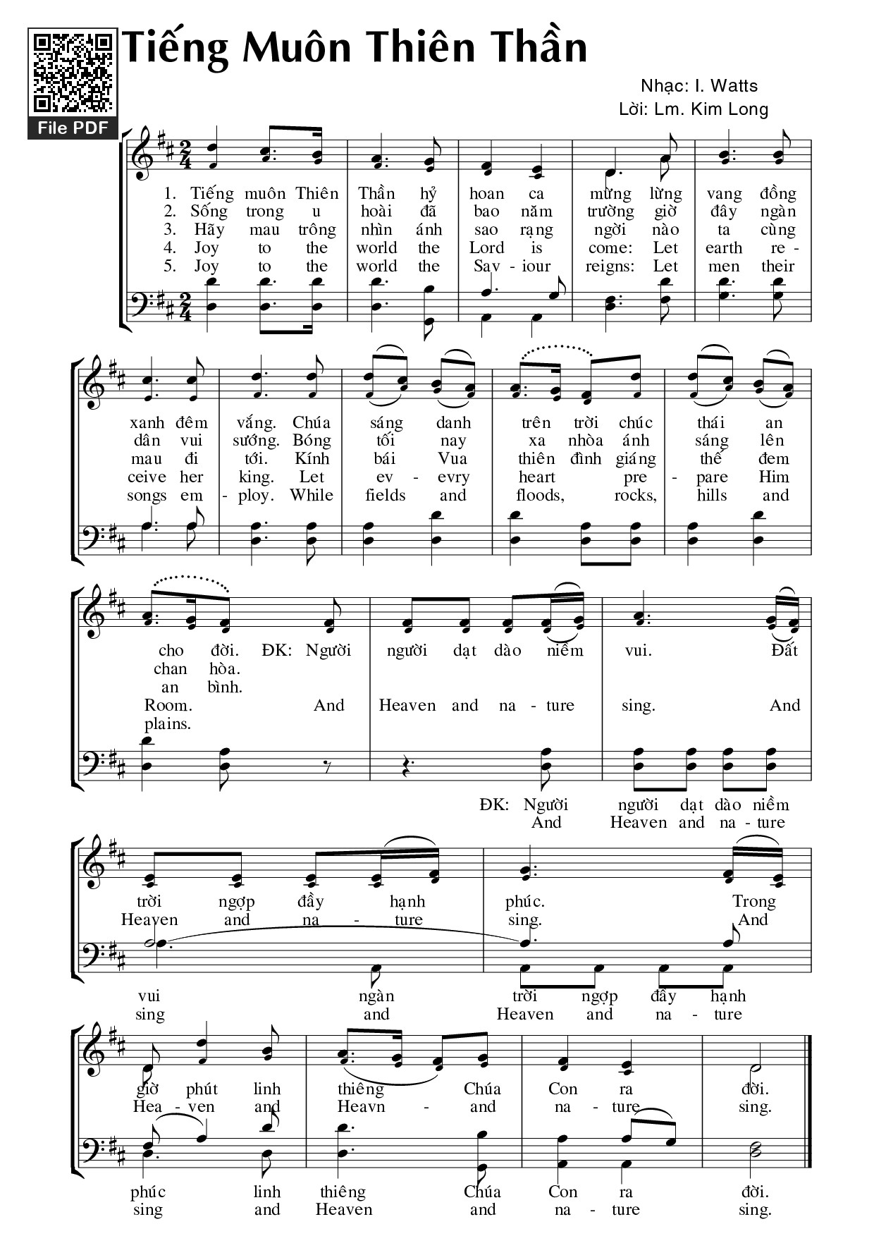 Tiếng Muôn Thiên Thần