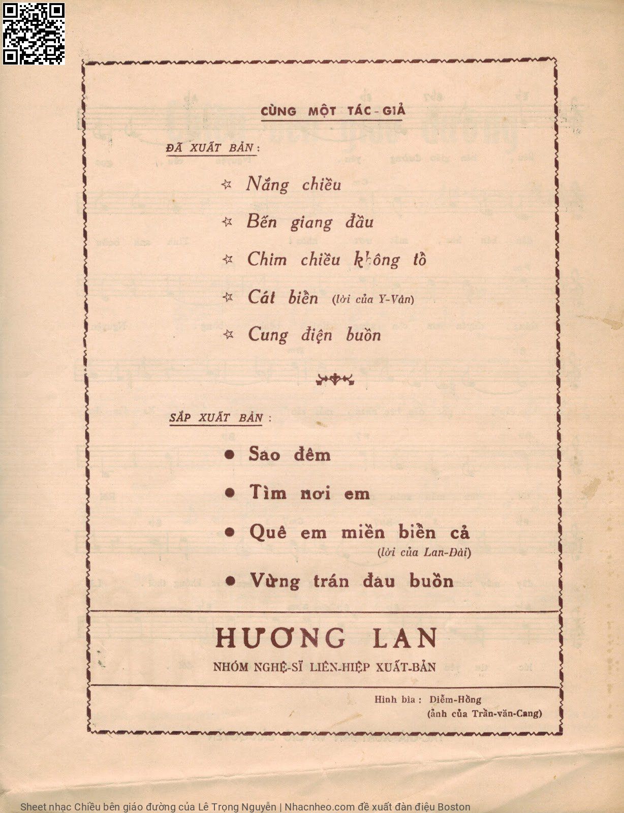 Page 4 of Sheet music PDF Chiều bên giáo đường - Lê Trọng Nguyễn