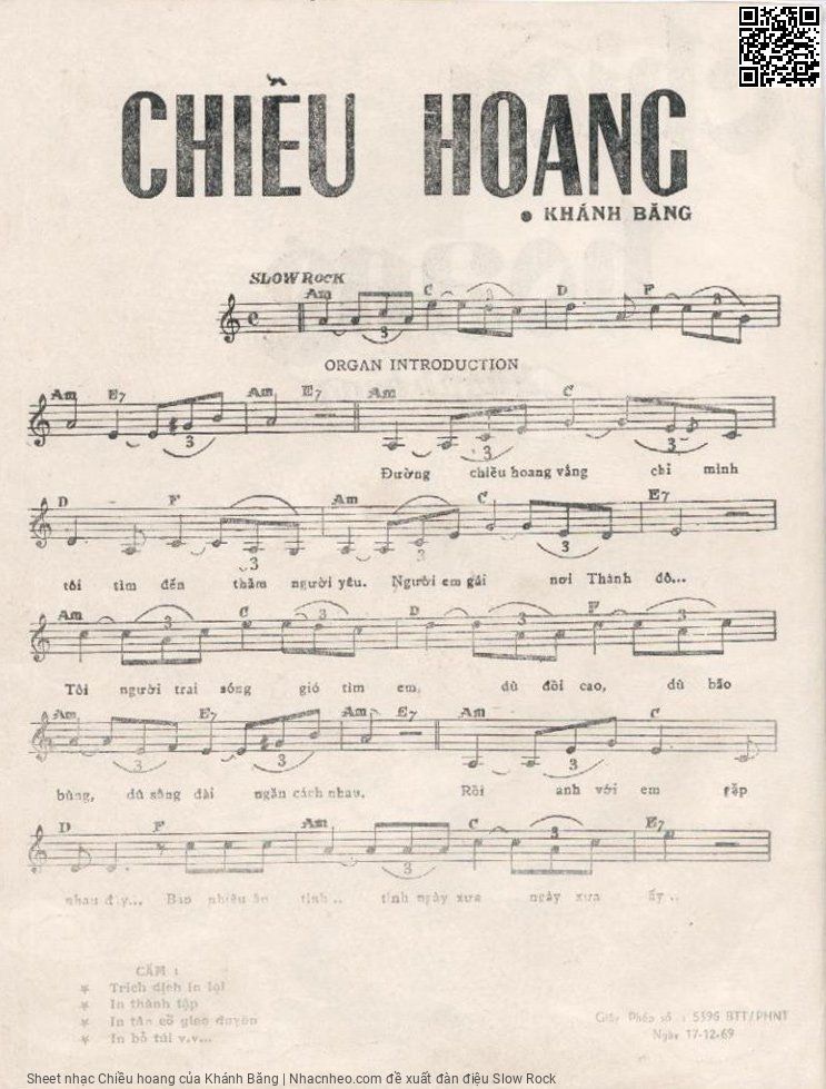 Page 2 of Sheet music PDF Chiều hoang - Khánh Băng