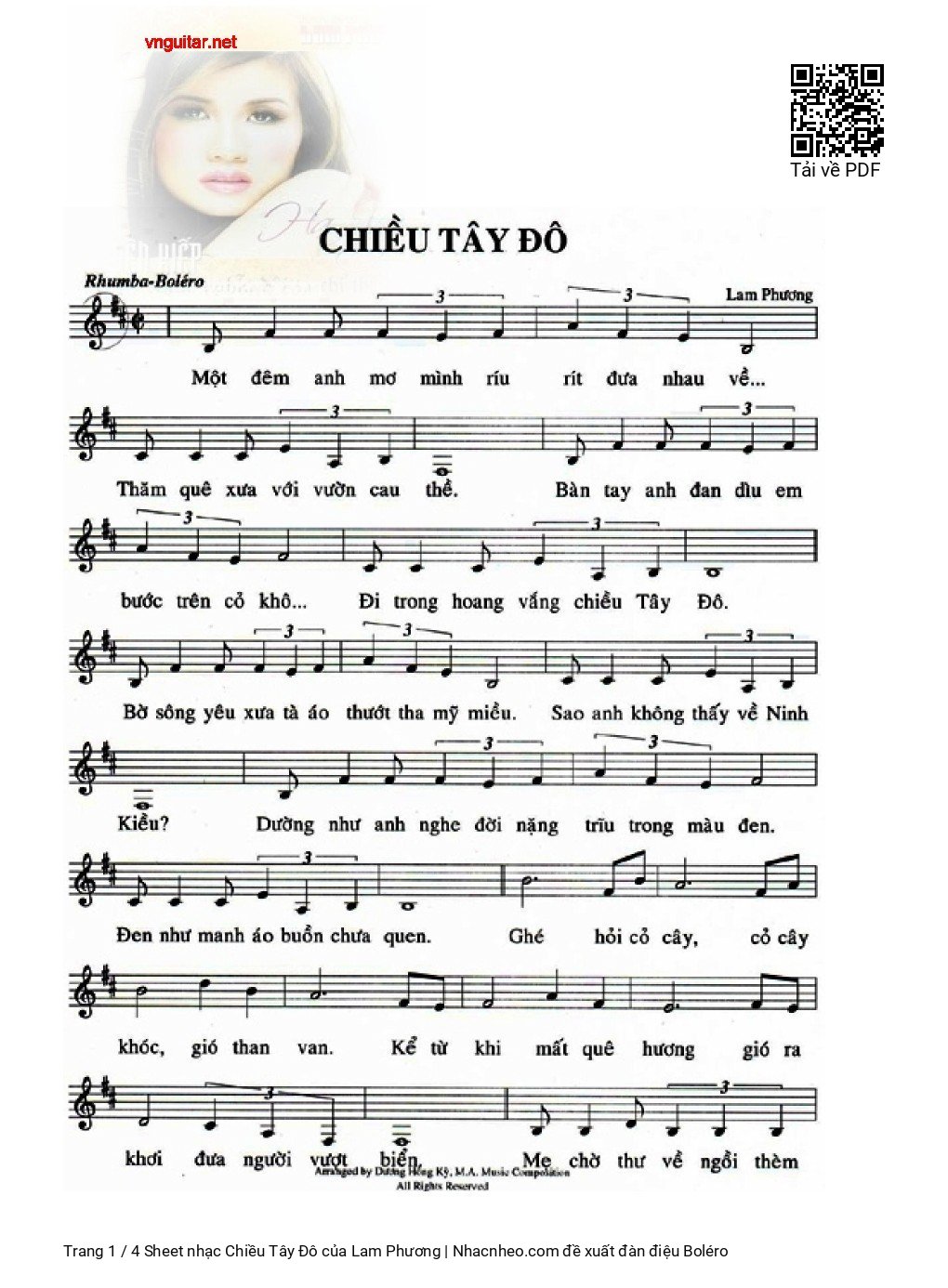 Chiều Tây Đô - Lam Phương