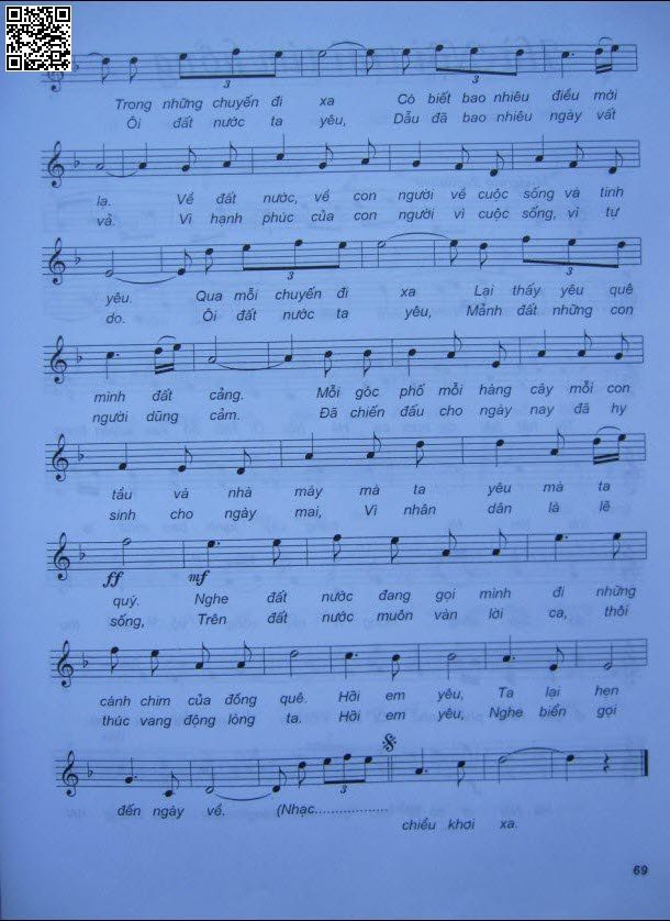 Page 2 of Sheet music PDF Chiều trên bến cảng - Nguyễn Đức Toàn