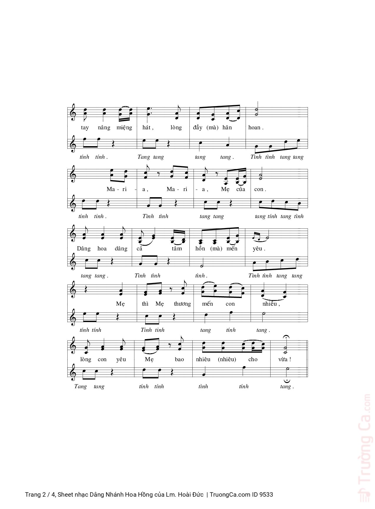 Con tìm được được nhánh hoa hồng Sắc tươi khoe thắm hương nồng nồng ngát bay, Trang 5