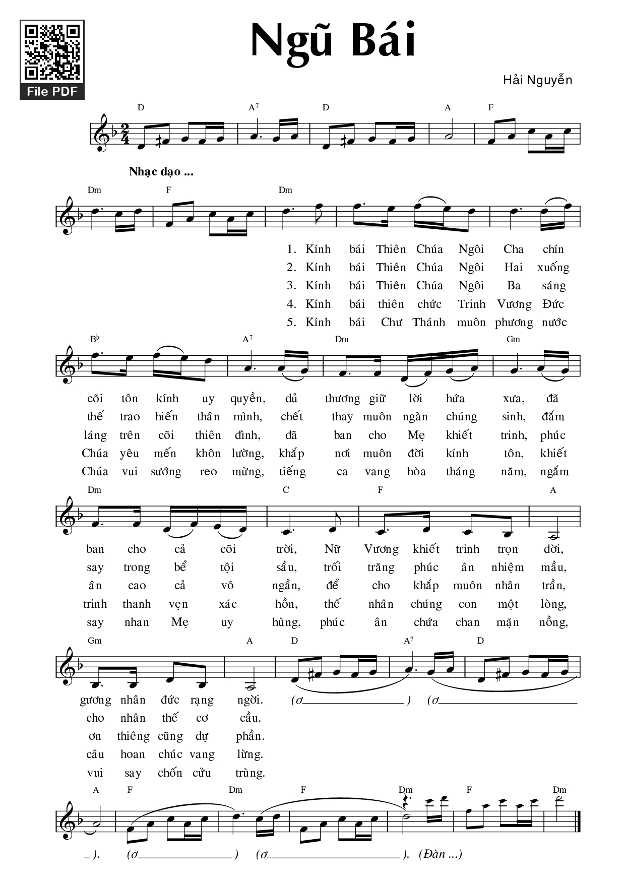 Ngũ Bái - Hải Nguyễn