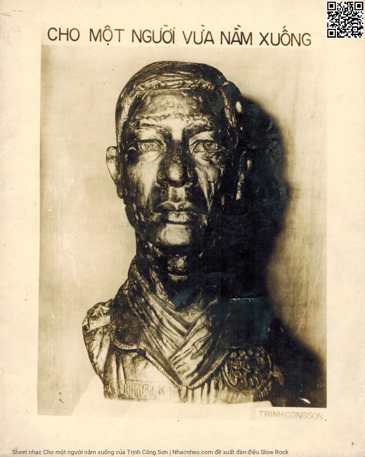 Page 4 of Sheet music PDF Cho một người nằm xuống - Trịnh Công Sơn