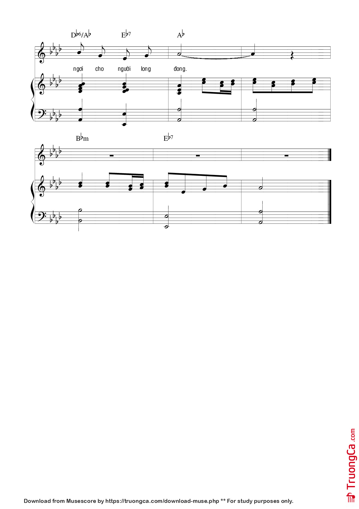 Page 3 of Sheet music PDF Chút Tình Con Thơ (đệm hát Piano) - Lm. Nguyễn Duy