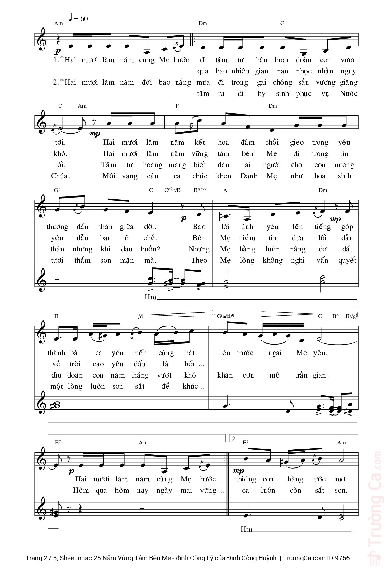 Ghi chú quotHai mươi lăm nămquot có thể thay thế quotBa mươiNăm mươi năm nămquot v, Trang 2