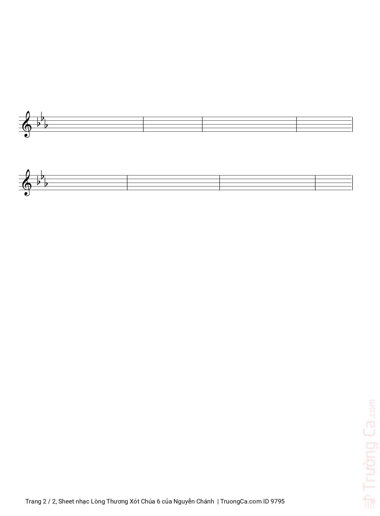 Page 2 of Sheet music PDF Lòng Thương Xót Chúa 6 - Nguyễn Chánh