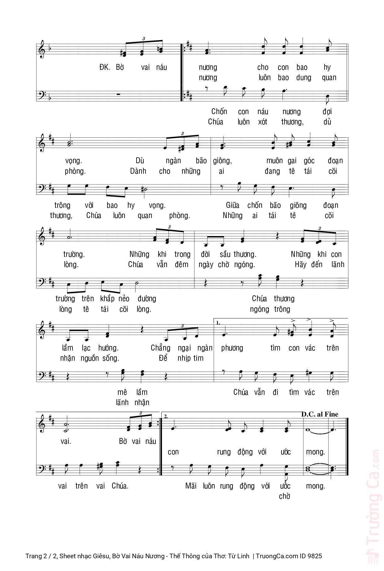 Một bờ vai yêu thương Là bờ vai náu nương, Trang 2