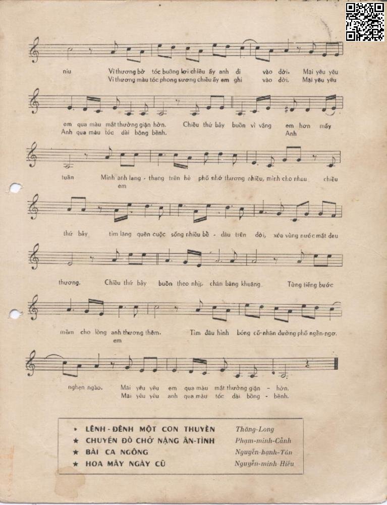 Page 3 of Sheet music PDF Cho nhau chiều thứ bảy - Anh Việt Thanh
