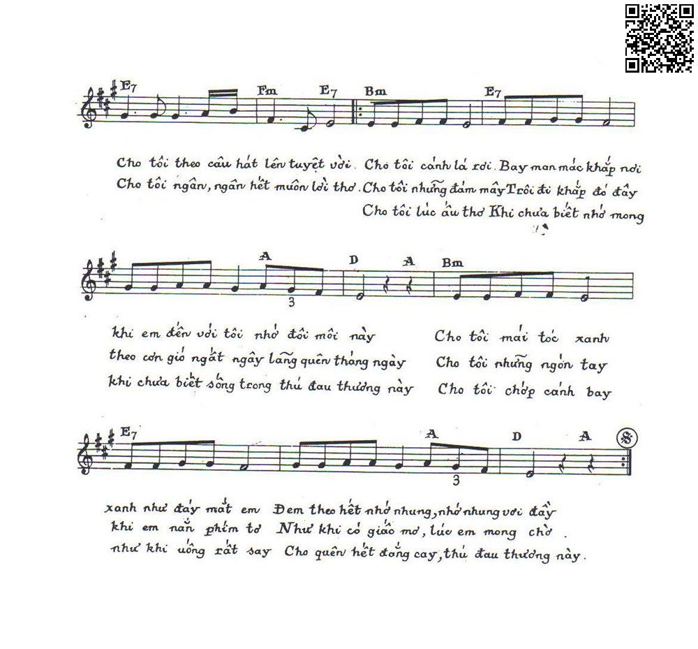 Page 2 of Sheet music PDF Cho quên thú đau thương (Main dans la main) - Christophe