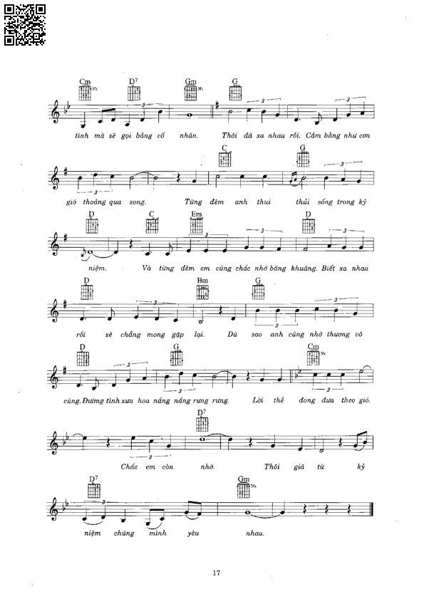 Page 6 of Sheet music PDF Cho tình yêu chúng mình - Anh Việt Thu