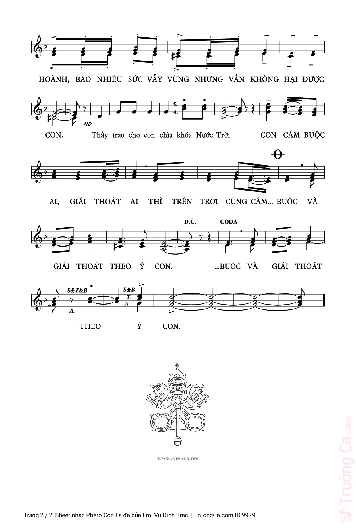 Lạy Thầy con biết Thầy là Đấng Kitô Con Thiên Chúa, Trang 4