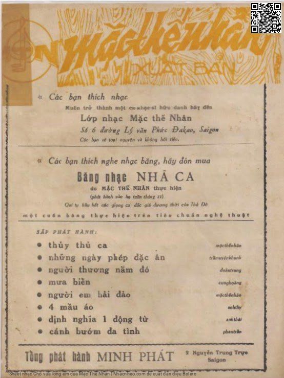Page 4 of Sheet music PDF Cho vừa lòng em - Mặc Thế Nhân