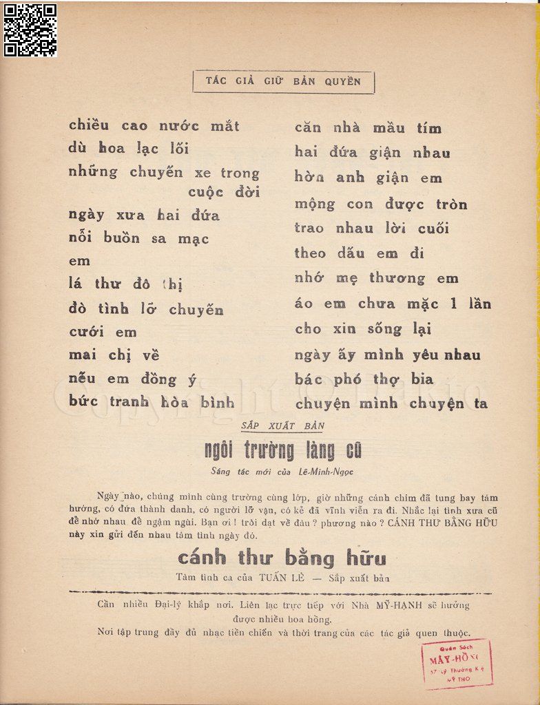 Page 4 of Sheet music PDF Cho xin sống lại - Hoài Linh