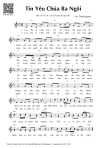 Page 1 of Sheet music PDF Tin Yêu Chúa Ba Ngôi - Thái Nguyên