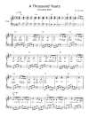 Page 1 of Sheet music PDF A Thousand Years Sheet Piano - Christina Perri