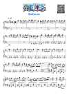 Page 1 of Sheet music PDF One Piece - Opening 2 - Believe Sheet Piano - GuillermoVN3