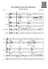 Page 1 of Sheet music PDF Piano Guitar Tab Everybody Loves the Sunshine Piano - Arr. Mohsam