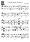 Page 1 of Sheet music PDF Piano When the saints go marching in Piano - Gospel traditionnel