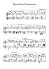 Page 1 of Sheet music PDF Piano Weaved Piano Transcription - Sebastian Reuten
