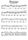 Page 1 of Sheet music PDF Homage Piano - Mild High Club