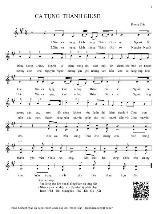 Ca Tụng Thánh Giuse