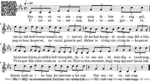 Chủ nhật buồn (Sombre Dimanche - Szomorú Vasárnap - Gloomy Sunday)