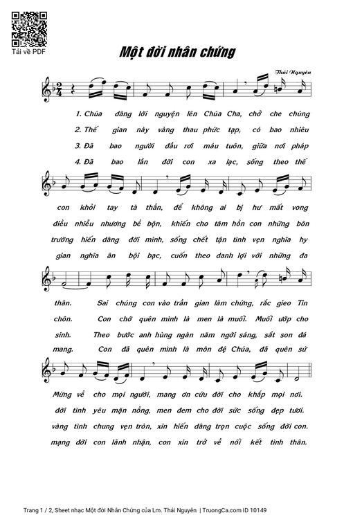 Một đời Nhân Chứng